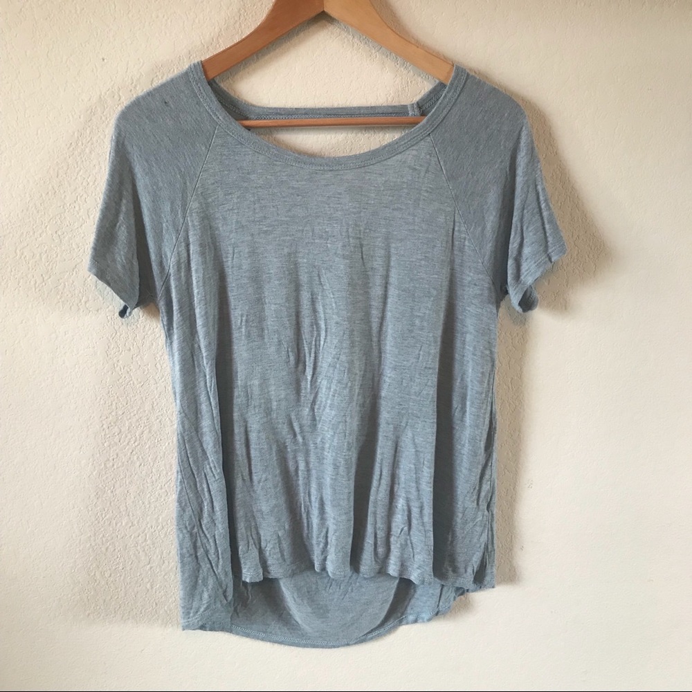 Wasabi and Mint Open Back Top